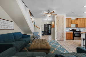 Entryway to Living & Dining Room