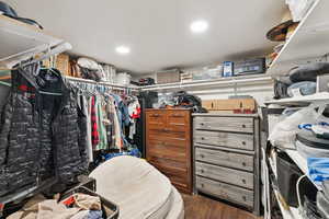 Primary walk in closet