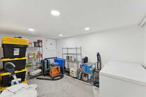 Basement storage