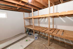 View of storage area