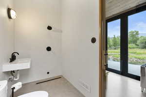 Washroom featuring a sink