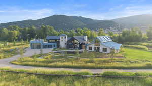 View of mountain backdrop