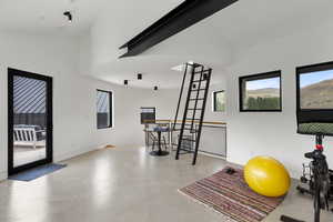 View of exercise area