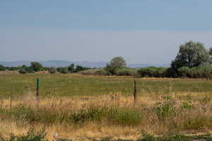 View of yard featuring a view of countryside