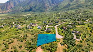 Drone / aerial view of mountains