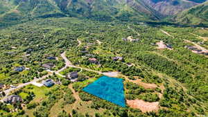 Drone / aerial view of mountains