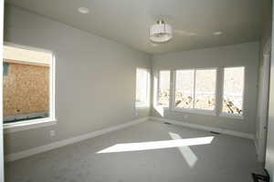 This is one of 6 total bedrooms in this home. Featuring great ceiling heights bedrooms are all 9 foot ceilings