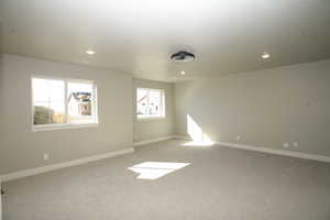 Large Flex space could be used for Family Room, office, exercise space, bedroom, room is adjacent bathroom.  You will love this space.