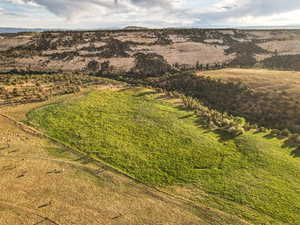 Aerial view of property and surrounding area