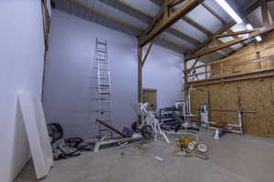 Partially finished in 8 bay shop