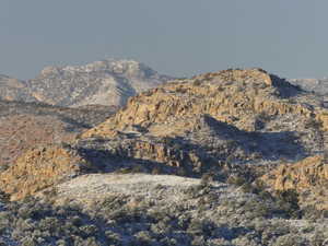 View of mountain background