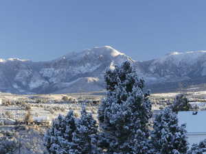View of mountain background