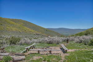View of mountain background