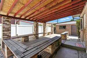 View of patio