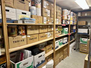 View of storage room