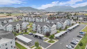 Aerial view of mountains