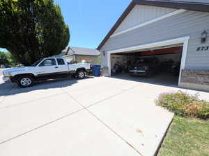 View of property exterior featuring driveway