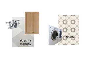 Washroom featuring cabinet space and washing machine and dryer