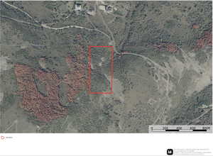 Map / location with property parcel outlined