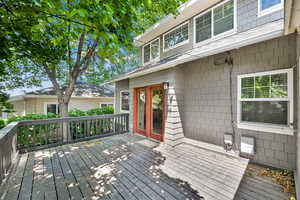 View of deck