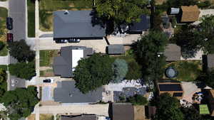 Aerial view of property and surrounding area
