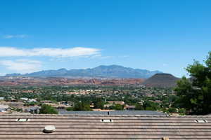 View of mountain backdrop