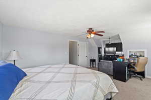 Master bedroom + Walk-in closet (behind door)