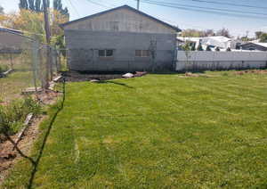 Rear view of property