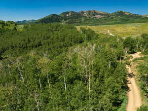 View of mountain background