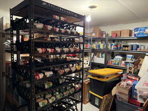 View of storage area