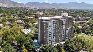 Bird's eye view of mountains