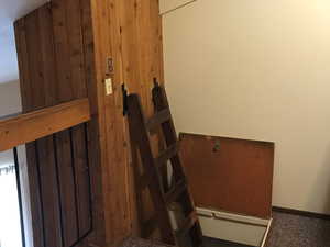 Ladder access from 2nd Level to the Loft