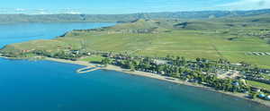 View of Ideal Beach Resort at Bear Lake including the Marina.