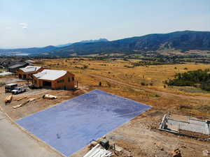 Aerial view of mountains