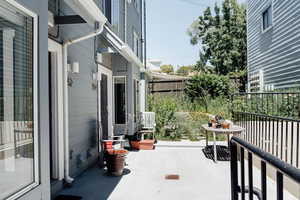 View of patio