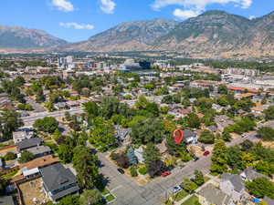 Aerial view of mountains