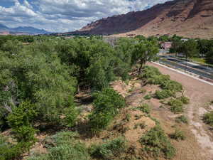 View of mountain background