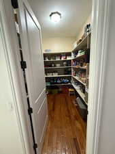 View of storage area