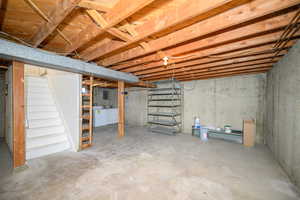 Unfinished basement