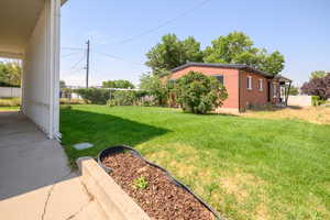 Fully landscaped yard