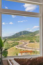 View of mountain backdrop