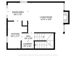 View of floor plan / room layout
