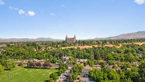View of mountain background