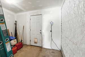 Garage back-room storage