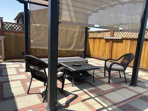 View of patio