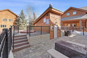 View of patio / terrace featuring a wooden deck