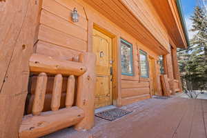 Doorway to property