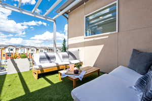 View of patio / terrace with a residential view