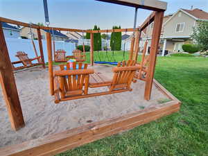 View of patio / terrace featuring a residential view
