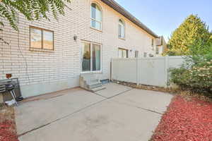 View of patio / terrace with entry steps